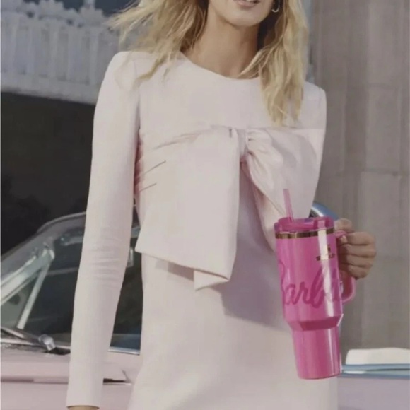 Barbie Stanley Pink Party Tumbler with Straw 30oz - Picture 7 of 7